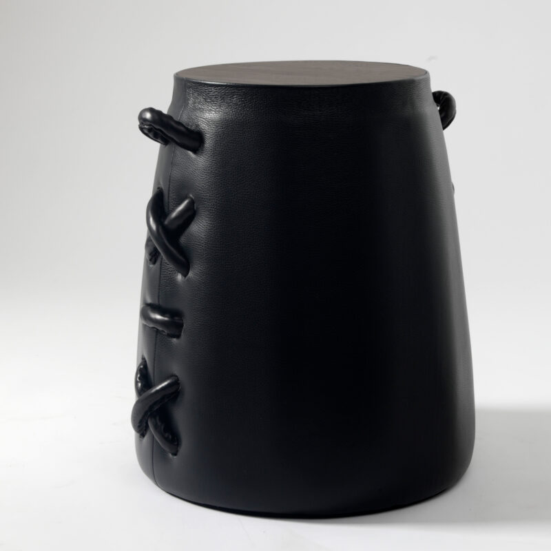 Gaar Black Stool