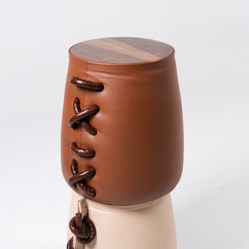 Gaar Brown Stool