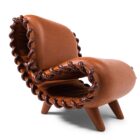 Gaar Havan - brown lounge chair